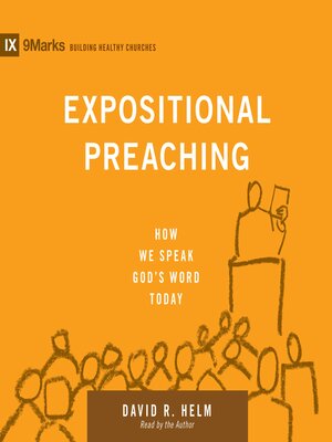 cover image of Expositional Preaching